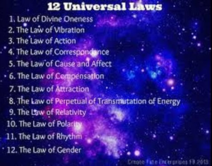 12 laws of the universe